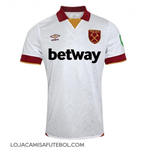 Camisa de Futebol West Ham United Equipamento Alternativo 2024-25 Manga Curta